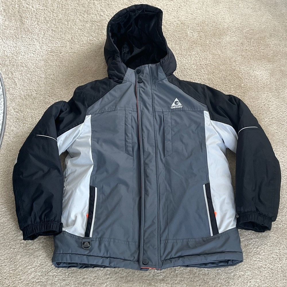 Gerry Youth Black Long Sleeve 3-in-1  Ski Winter Jacket Size L (14 - 16)